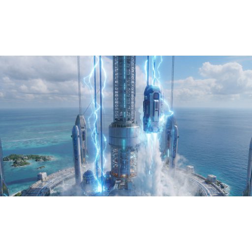 电磁弹射的太空电梯